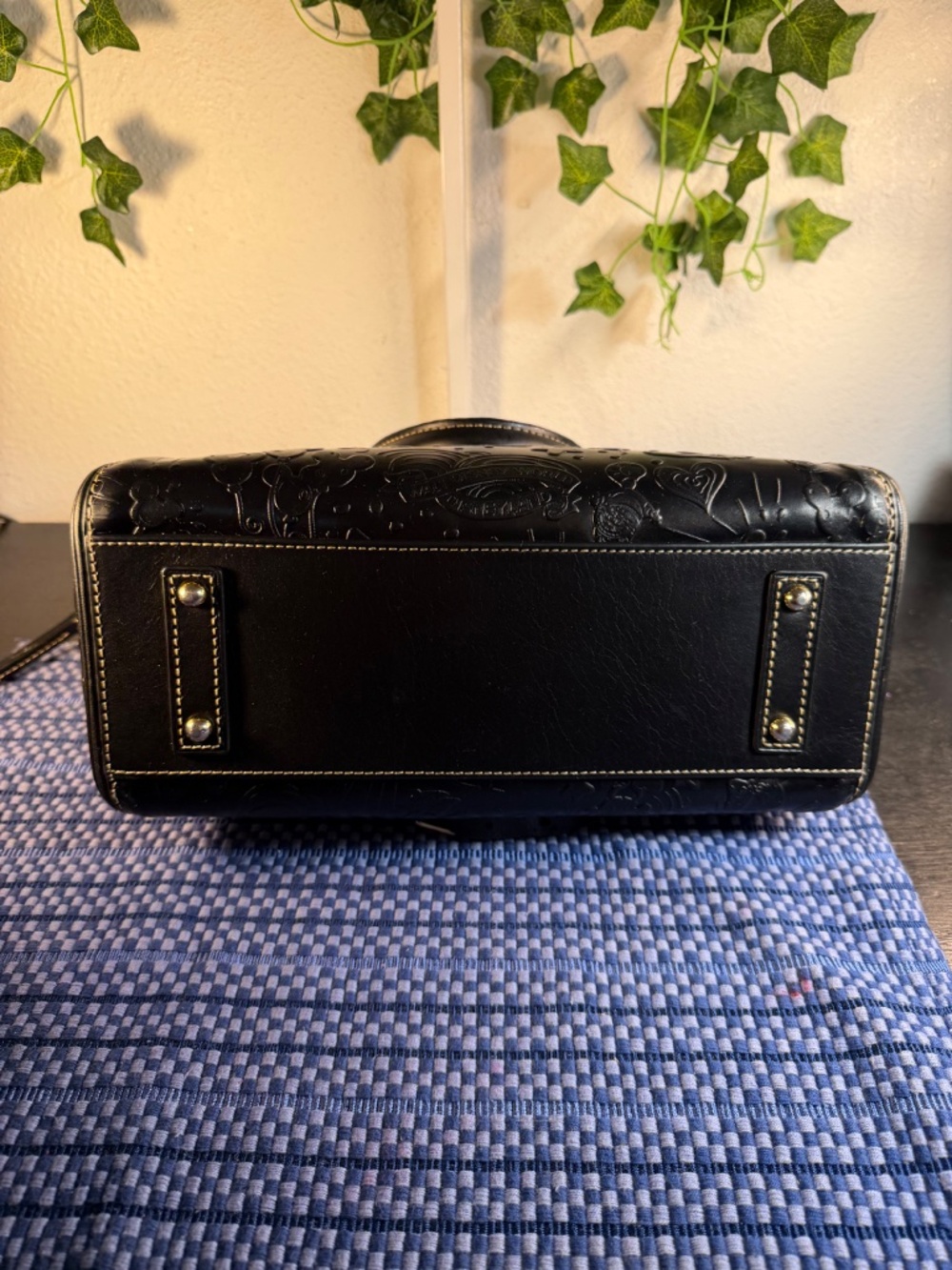 Dooney Disney Icons Leather Sketch Black Embossed Leather Sketch Collection - Picture 9 of 9